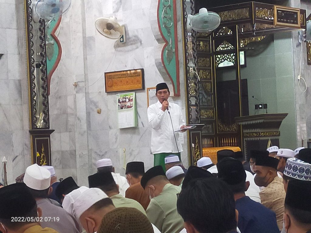 Bupati MFA Shalat Id di Masjid Al-Muhajirin