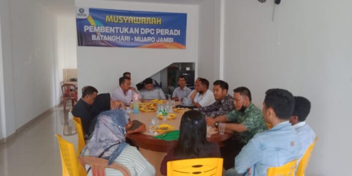 peserta musyawarah pembentukan DPC Peradi Batanghari - Muaro Jambi.