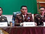 Kajari Muaro Jambi, Kamin, S.H., M.H., pada saat pers release kegiatan Hari Bhakti Adhiyaksa ke-62 tahun