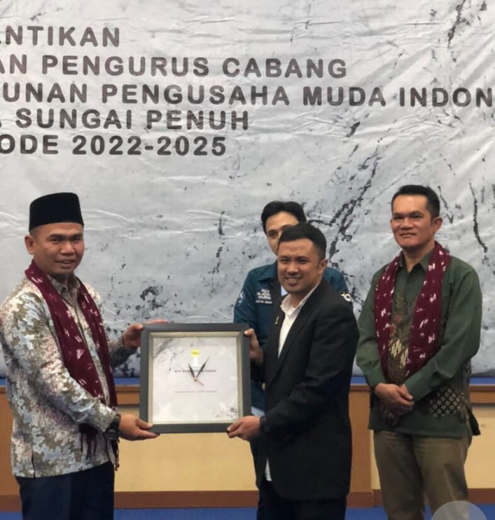 Pelantikan Badan Pengurus Cabang Himpunan Pengusaha Muda Indonesia (HIPMI) Kota Sungai Penuh