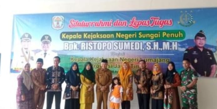 Silaturahmi pelepasan Kajari Sungai Penuh.