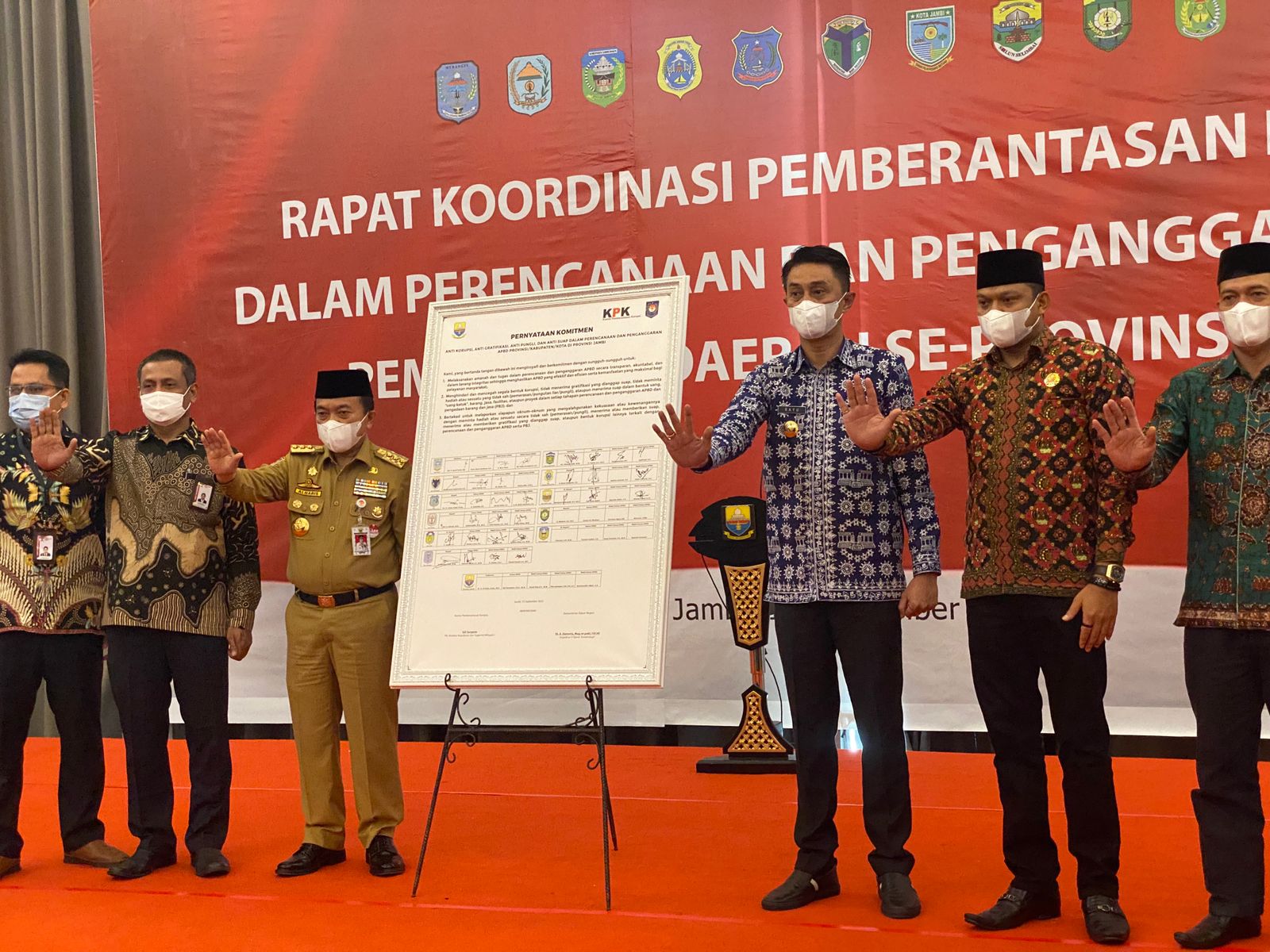 Rakor bersama KPK RI.