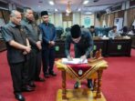 Paripurna pengesahan APBD-P 2022 di DPRD Kota Sungai Penuh.