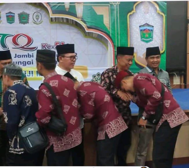 Acara pelepasan Kafilah Kota Sungai Penuh.