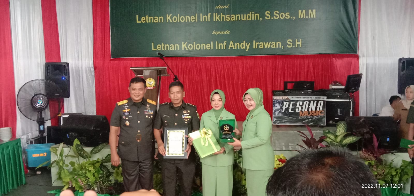 Dandim 0417/Kerinci di Markas Kodim 0417/Kerinci