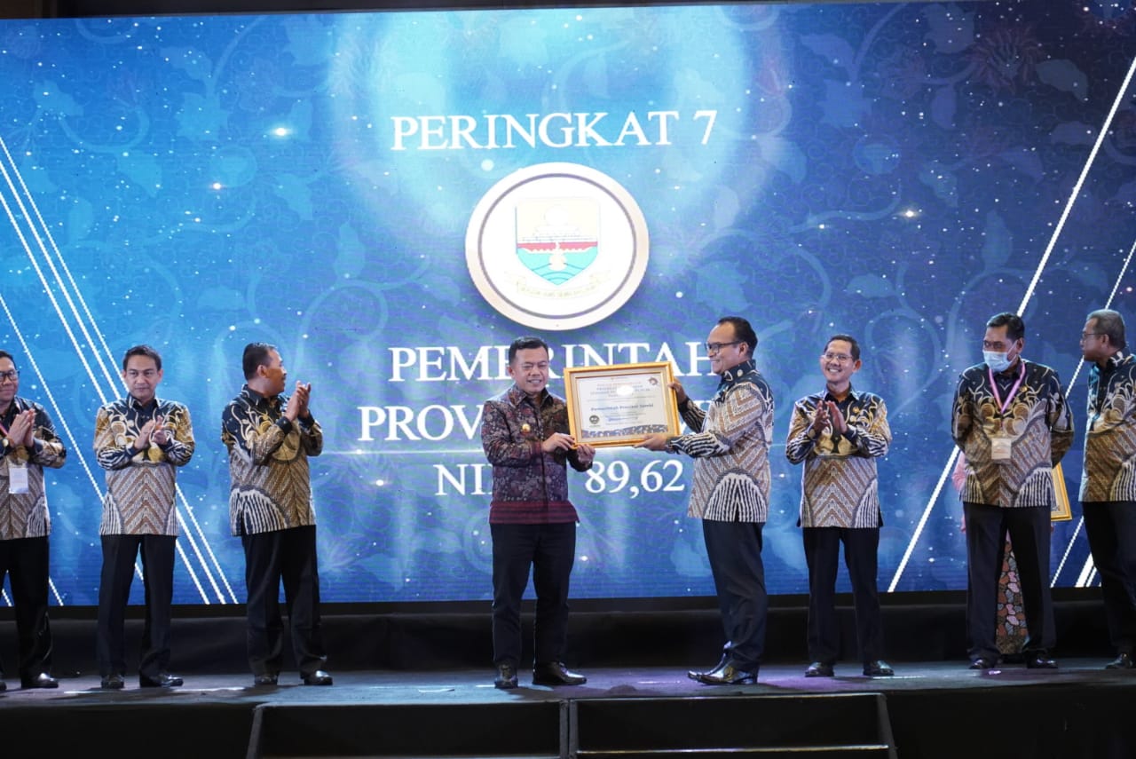 Gubernur Al Haris Terima Penghargaan dari Ombudsman RI