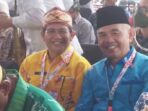 Bupati Kerinci Dr. H. Adirozal, M.Si bersama Kadis Pariwisata Kerinci, Juanda Sasmita