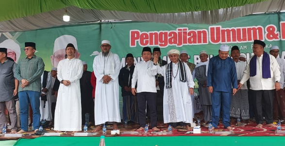 acara pengajian dan dzikir akbar di Desa Sridadi, Kecamatan Muara Bulian, Kabupaten Batanghari,