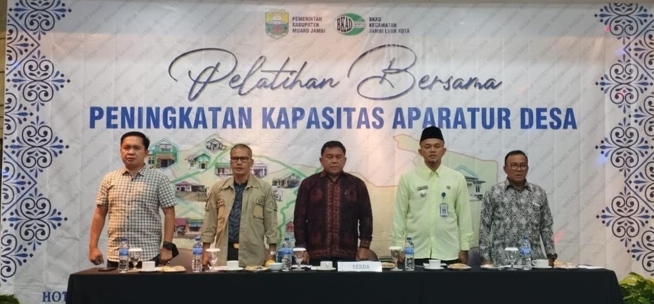 Sekda Budhi Hartono Buka Acara Pelatihan Peningkatan Kapasitas Aparatur Desa se-Kecamatan Jaluko
