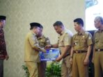 Pembukaan Rapat Koordinasi (Rakor) camat se-Provinsi Jambi Semester I Tahun 2023 di Ballroom Ratu Convention Center (RCC) Jambi