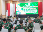 apel Komandan Satuan Tersebar Kodam II/Sriwijaya 2023 di Markas Korem Gapu 042/ Garuda Putih, Jambi