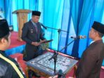 Pj Bupati Bachyuni Deliansyah Lantik Direktur Perumda Tirta Muaro Jambi
