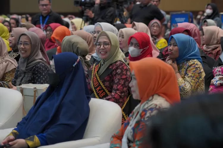 Zulva Fadhil saat menghadiri gerakan transisi PAUD ke SD di The Sultan Hotel Jakarta.