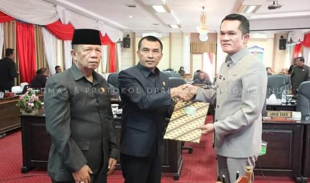 Penandatanganan Nota kesepakatan bersama Rancangan Kebijakan Umum Anggaran (KUA) berserta rancangan Prioritas dan Plafon Anggaran Sementara (PPAS) Kota Sungai Penuh tahun anggaran 2024