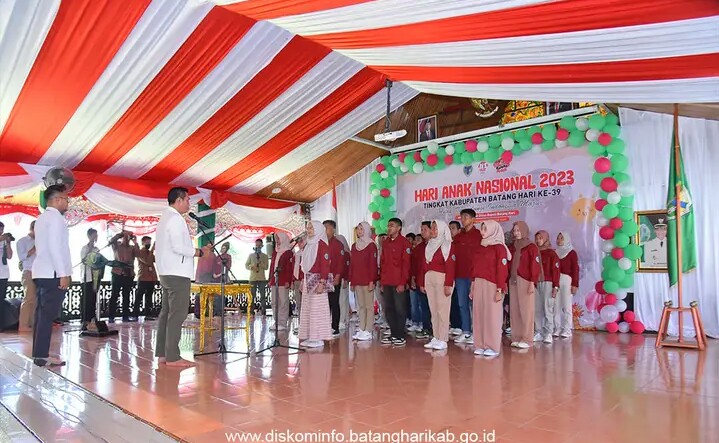 Puncak Hari Anak Nasional Tingkat Kabupaten Batanghari ke-39