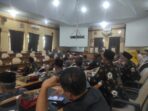 Puluhan anggota BPD diterima langsung oleh Wakil Ketua DPRD Muaro Jambi Ahmad Haikal.