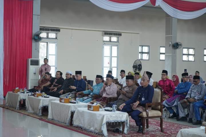 Pj Bupati Muaro Jambi Bachyuni Deliansyah, Ketua TP PKK Faradillah Zahara Bachyuni, Sekda Budhi Hartono,