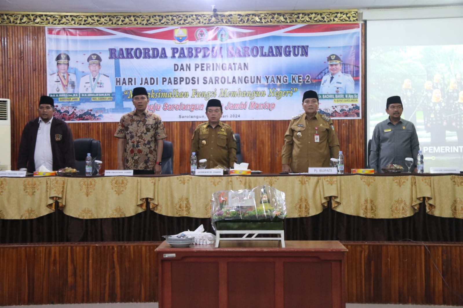 Peringatan Hari Jadi ke-II PABPDSI Kabupaten Sarolangun dan Rapat Koordinasi Daerah PABPDSI Kabupaten Sarolangun