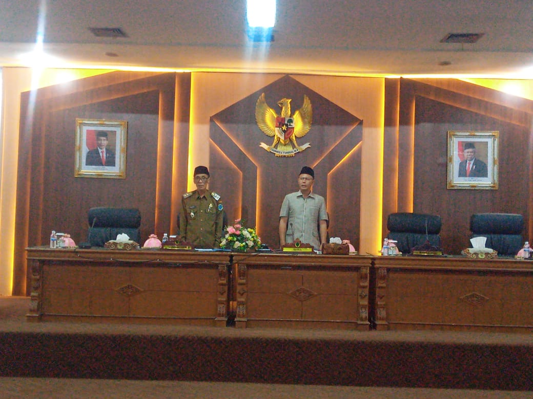 pemandangan umum terhadap Nota Pengantar LKPD Kabupaten Batang Hari Tahun Anggaran 2023