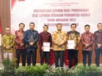 Wako Sungai Penuh terima piagam penghargaan predikat Opini Wajar Tanpa Pengecualian (WTP) dari BPK-RI atas LKPD TA 2023.