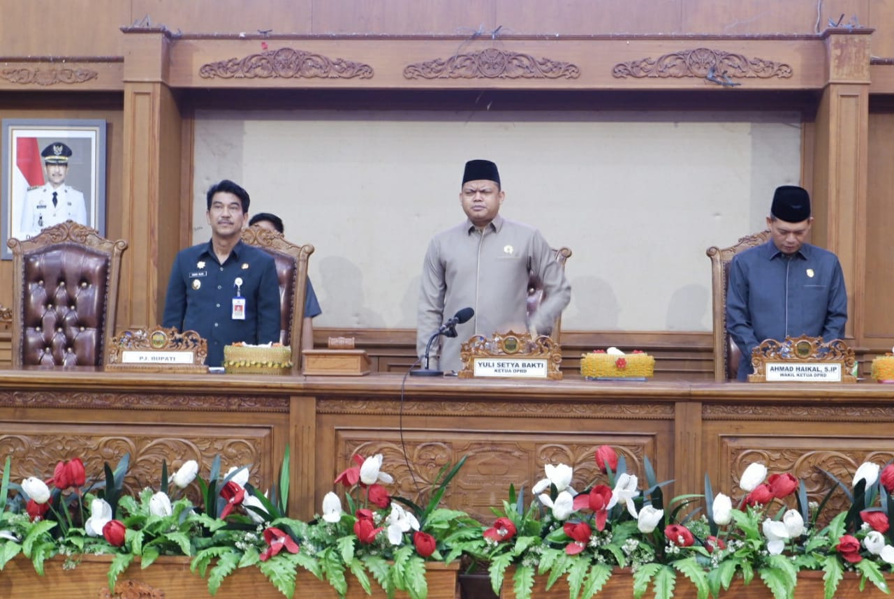 DPRD Muaro Jambi Gelar Paripurna Penyampaian Dua Ranperda