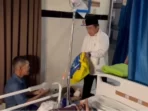 P7 Gubernur Al Haris mengunjungi pasien yang tengah dirawat di RSUD Raden Mattaher tepat di malam takbiran