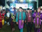 Acara Pembukaan Kegiatan Kenduri Swarnabhumi Festival Suku Batin IX di Muara Singoan.