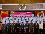 pengukuhan pasukan pengibar bendera pusaka merah putih tingkat Provinsi Jambi