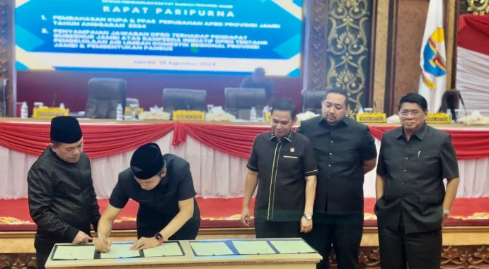 Nota kesepakatan KUPA dan PPAS Perubahan APBD Tahun Anggaran 2024