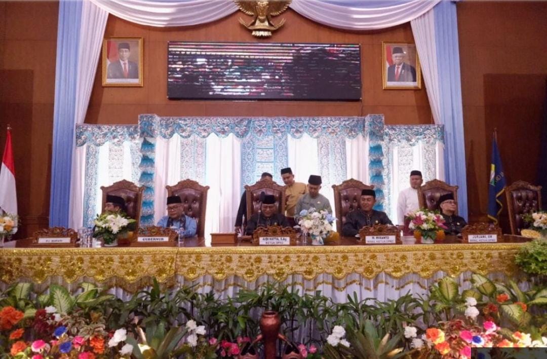 rapat paripurna peringatan HUT ke-25 Kabupaten Muarojambi
