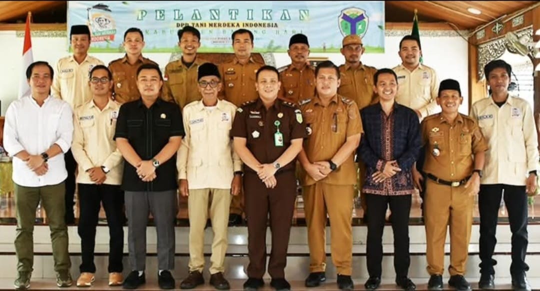 pelantikan Dewan Pengurus Daerah Tani Merdeka Kabupaten Batang Hari masa Khidmat 2025-2030