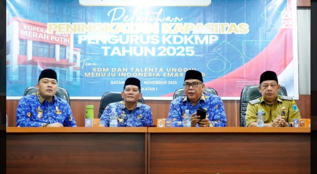 Pelatihan Peningkatan Kapasitas Kompetensi Sumber Daya Manusia (SDM)  Pengurus Koperasi Desa/Kelurahan Merah Putih (KDKMP) Batang Hari tahun 2025