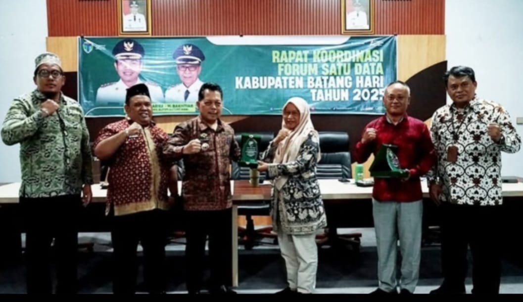 Rapat Koordinasi (Rakor) Forum Satu Data Kabupaten Batang Hari 2025.