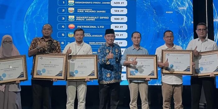 Pemerintah Kabupaten Batang Hari melalui Dinas Komunikasi dan Informatika Kabupaten Batang Hari berhasil meraih Top 10 Mitra Terbaik TVRI Stasiun Jambi 2025