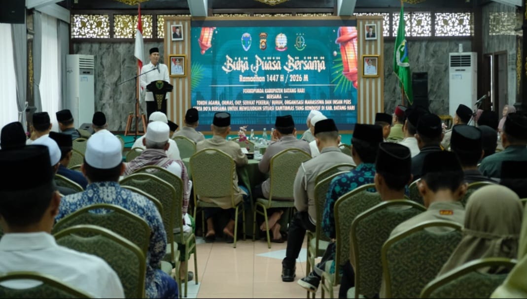Buka Puasa Ramadhan 1447 H / 2026 M bersama Forum Koordinasi Pimpinan Daerah (Forkopimda) Kabupaten Batang Hari