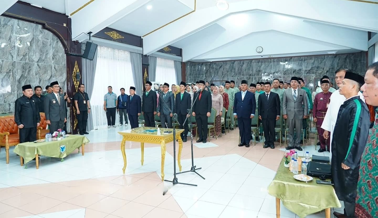 Pelantikan dan Pengambilan Sumpah/Janji Jabatan Pimpinan Tinggi Pratama Sekretaris Daerah, Jabatan Pimpinan Tinggi Pratama Lainnya, dan Jabatan Administrator Lingkup Pemerintah Kabupaten Batang Hari