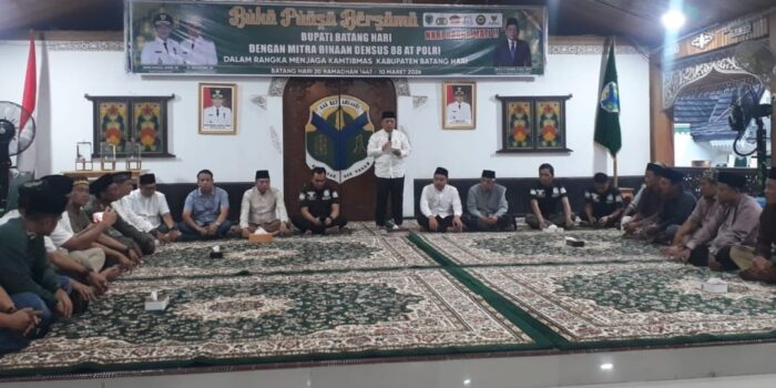 Pemerintah Kabupaten Batang Hari menggelar kegiatan buka puasa bersama dengan mitra binaan Densus 88 Anti Teror (AT) Polri.