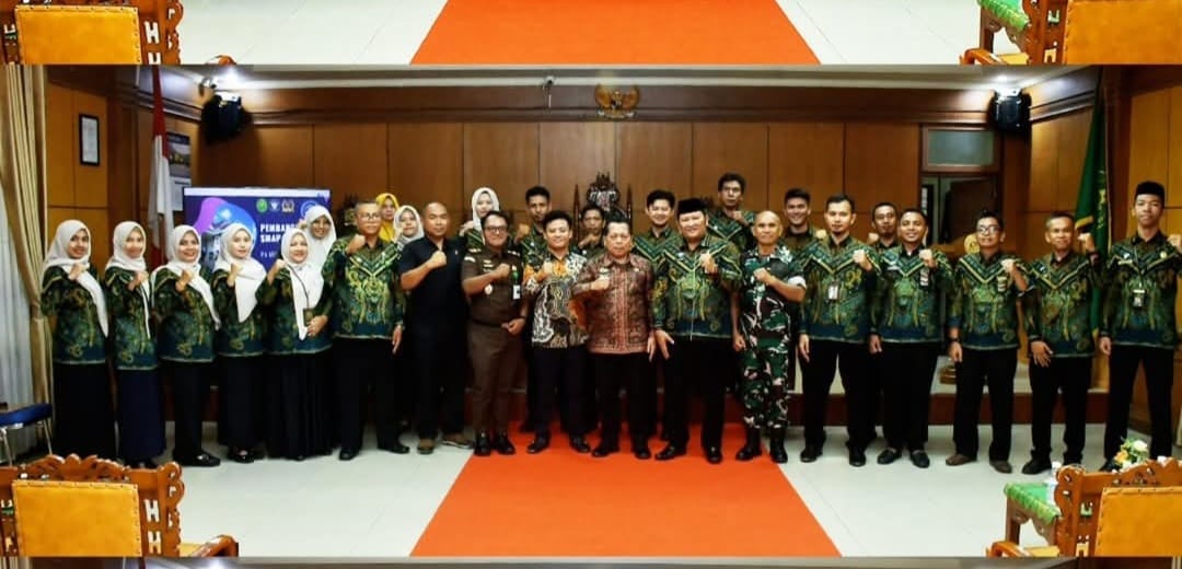 penggalangan dukungan Sistem Manajemen Anti Penyuapan (SMAP) di Ruang Pengadilan Agama (PA) Muara Bulian