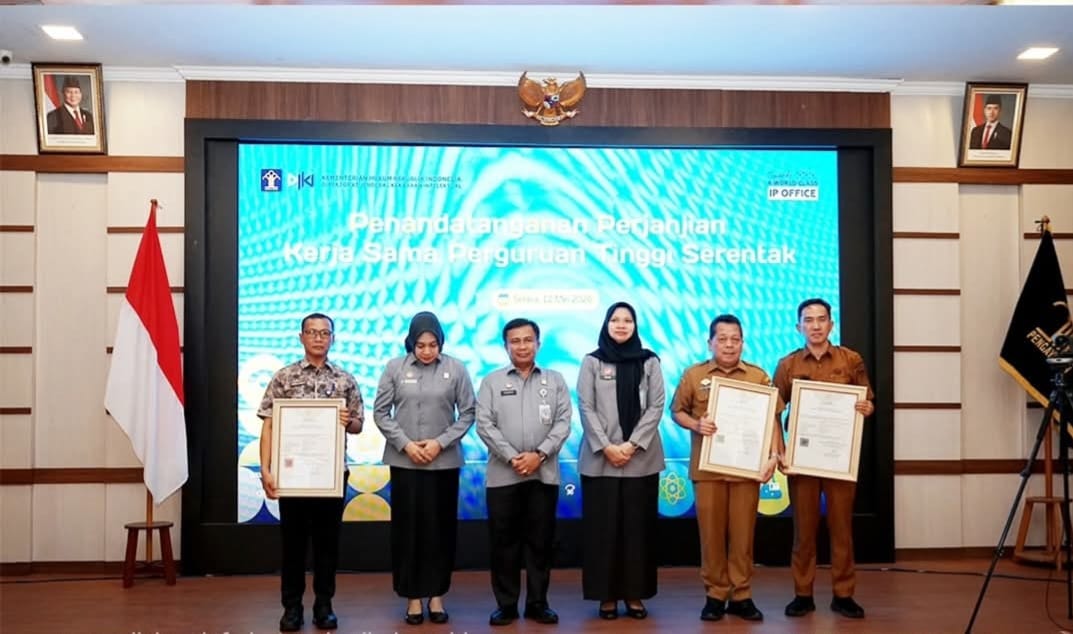 Pemkab Batang Hari Terima Sertifikat KIK Lagu Daerah dari Kemenkumham Jambi