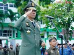 Bupati Batang Hari, Mhd. Fadhil Arief, bertindak sebagai Inspektur Upacara dalam peringatan hari jadi tiga instansi pelayanan masyarakat