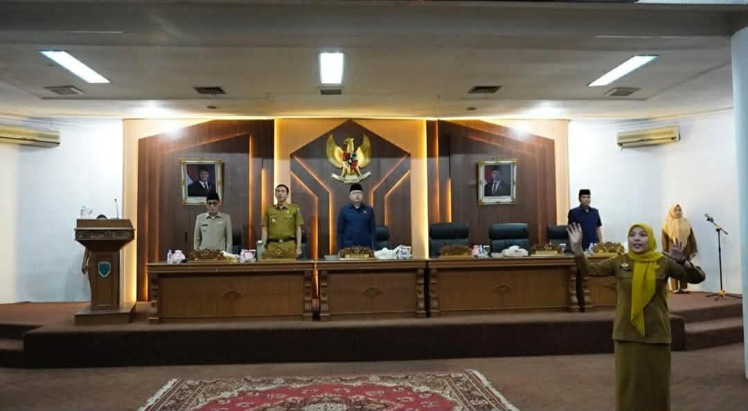 Dewan Perwakilan Rakyat Daerah (DPRD) Kabupaten Batang Hari menggelar rapat paripurna dalam rangka penyampaian rekomendasi terhadap Laporan Keterangan Pertanggungjawaban (LKPJ) Bupati Batang Hari Tahun Anggaran 2025