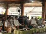 prosesi pelepasan keberangkatan 210 calon jemaah haji asal Kabupaten Batang Hari menuju Asrama Haji Provinsi Jambi