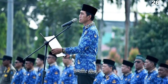 Bupati Batang Hari, Mhd. Fadhil Arief, bertindak sebagai Inspektur Upacara dalam peringatan Hari Kebangkitan Nasional (HARKITNAS) ke-118 tahun 2026.