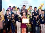 acara puncak Festival Tunas Bahasa Ibu Nasional (FTBIN) 2026 yang berlangsung di Gedung Garuda, Pusat Pelatihan Sumber Daya Manusia Kemendikdasmen, Depok,