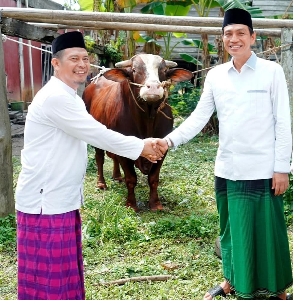 WhatsApp Image 2026-05-27 at 20.11.35 Bupati Fadhil Arief Serahkan Sapi Qurban Presiden RI di Desa Terusan