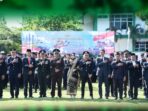 Bupati Batang Hari, Mhd. Fadhil Arief, menghadiri Upacara Peringatan Hari Bhayangkara ke-80 di Lapangan Alun-Alun Batang Hari