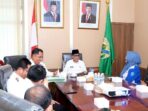 Wakil Bupati Batang Hari, H. Bakhtiar, terima kunjungan kerja dari rombongan Dunia Ekonomi Kreatif Muda Indonesia (DEKRAFMI).