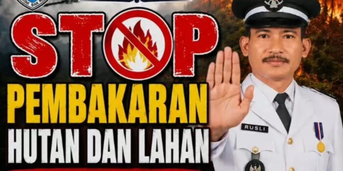 Pemerintah Desa Aro Imbau Warga Stop Bakar Hutan