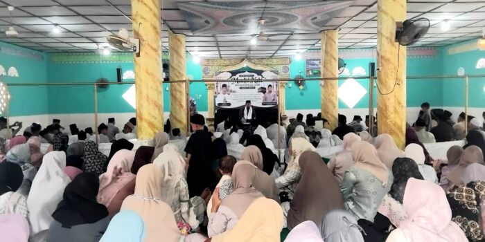 Pemerintah Desa Aro Kecamatan Muara Bulian menggelar peringatan Maulid Nabi Muhammad SAW 1448 H/ 2026 M di Masjid Raudahtul Jannah