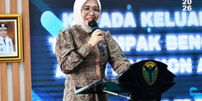 Ketua Tim Penggerak Pemberdayaan dan Kesejahteraan Keluarga (TP-PKK) Kabupaten Batang Hari, Ibu Zulva Fadhil,